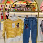 SARI ÇİZGİLİ MICKEY ÜST VE PANTOLON TAKIM