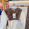 LEOPAR DESENLİ GÖMLEKLİ ALT ÜST TAKIM - Görsel 2