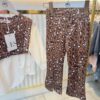 LEOPAR DESENLİ GÖMLEKLİ ALT ÜST TAKIM - Görsel 3