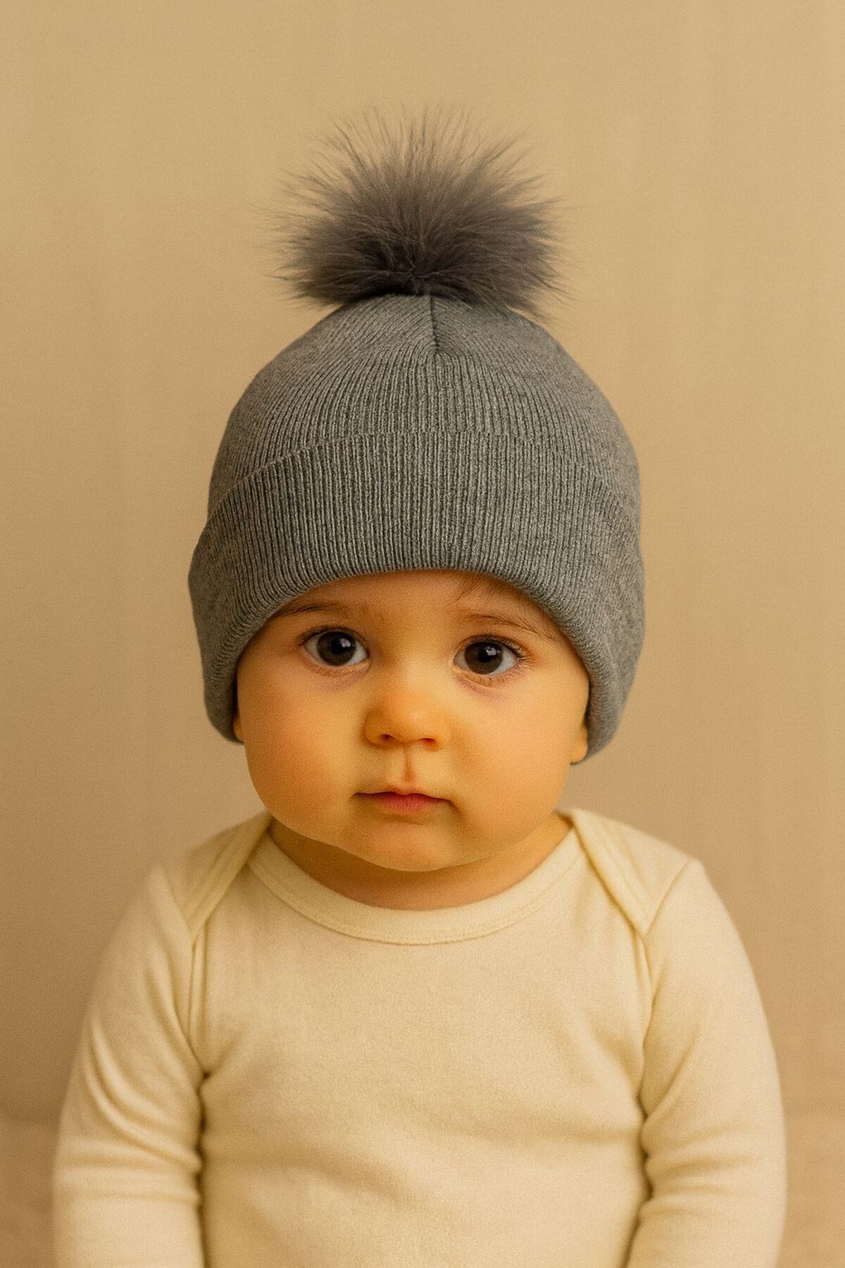 TEK PONPONLU TRİKO BERE - Görsel 5