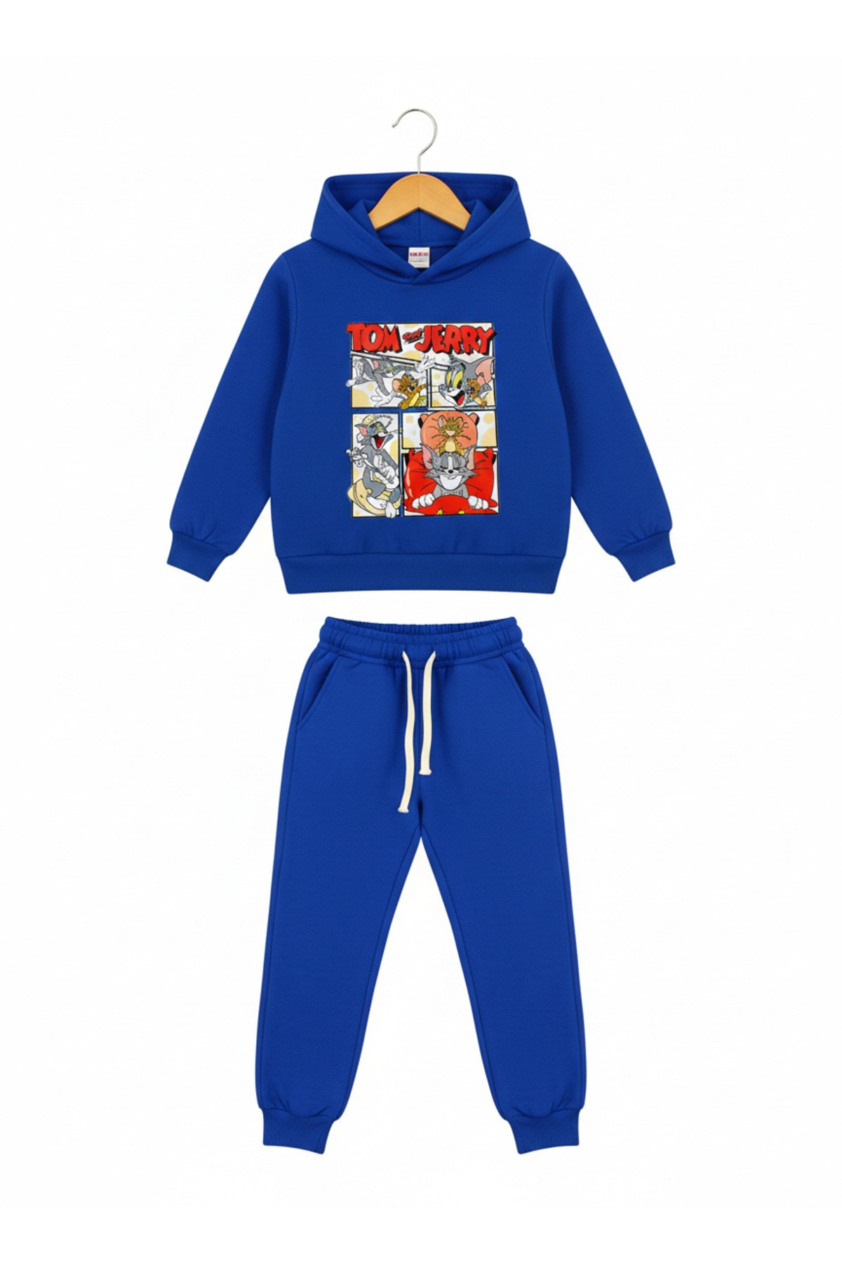 Erkek Çocuk Karakterli Kapüşonlu Eşofman Takımı - Görsel 5