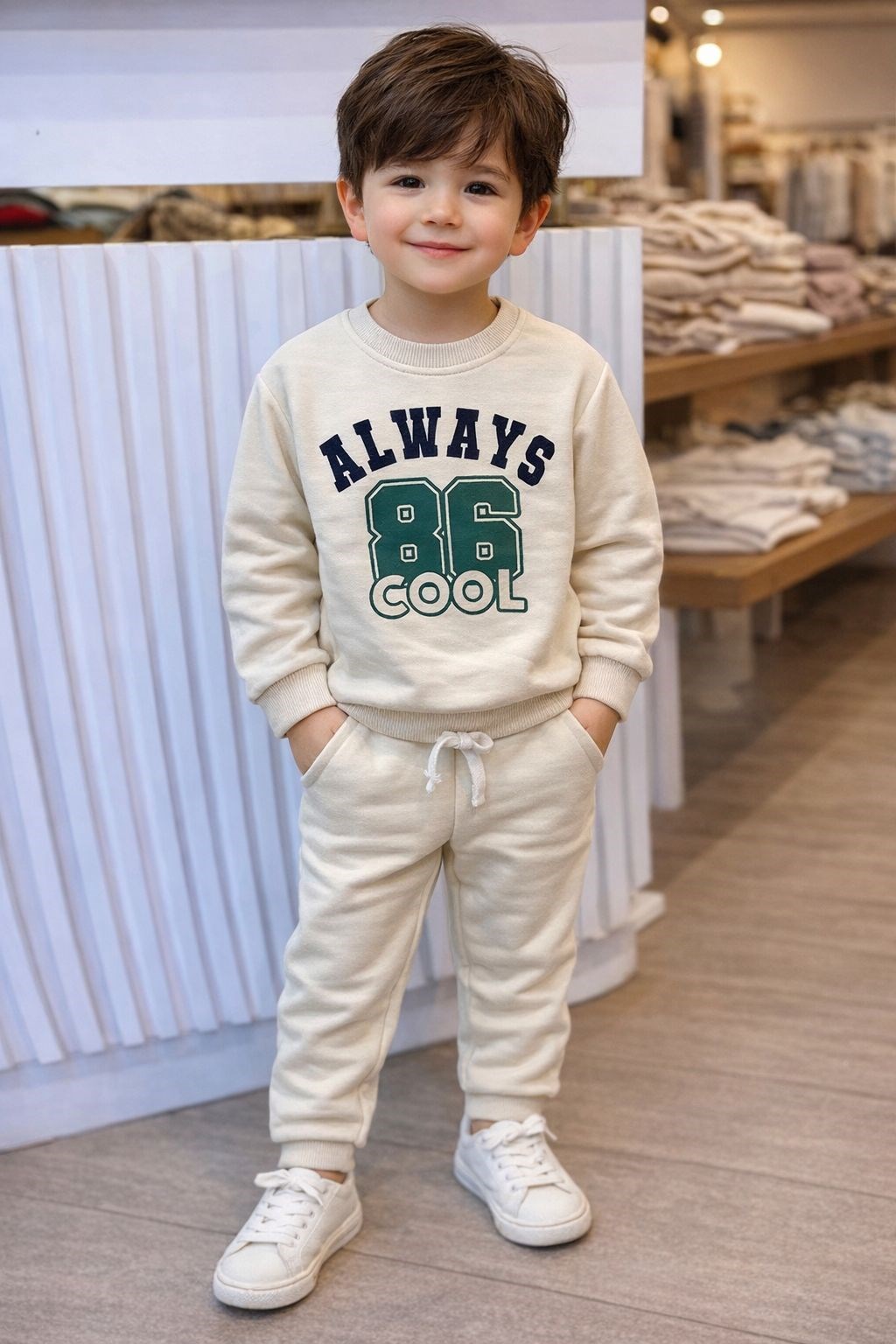 ERKEK ÇOCUK ALWAYS YAZILI TAKIM