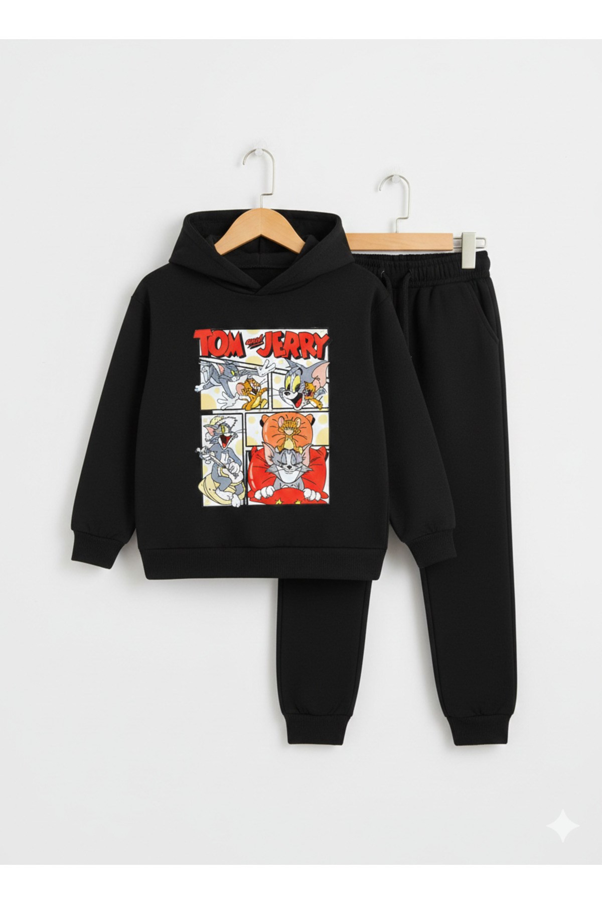 Erkek Çocuk Karakterli Kapüşonlu Eşofman Takımı - Görsel 3